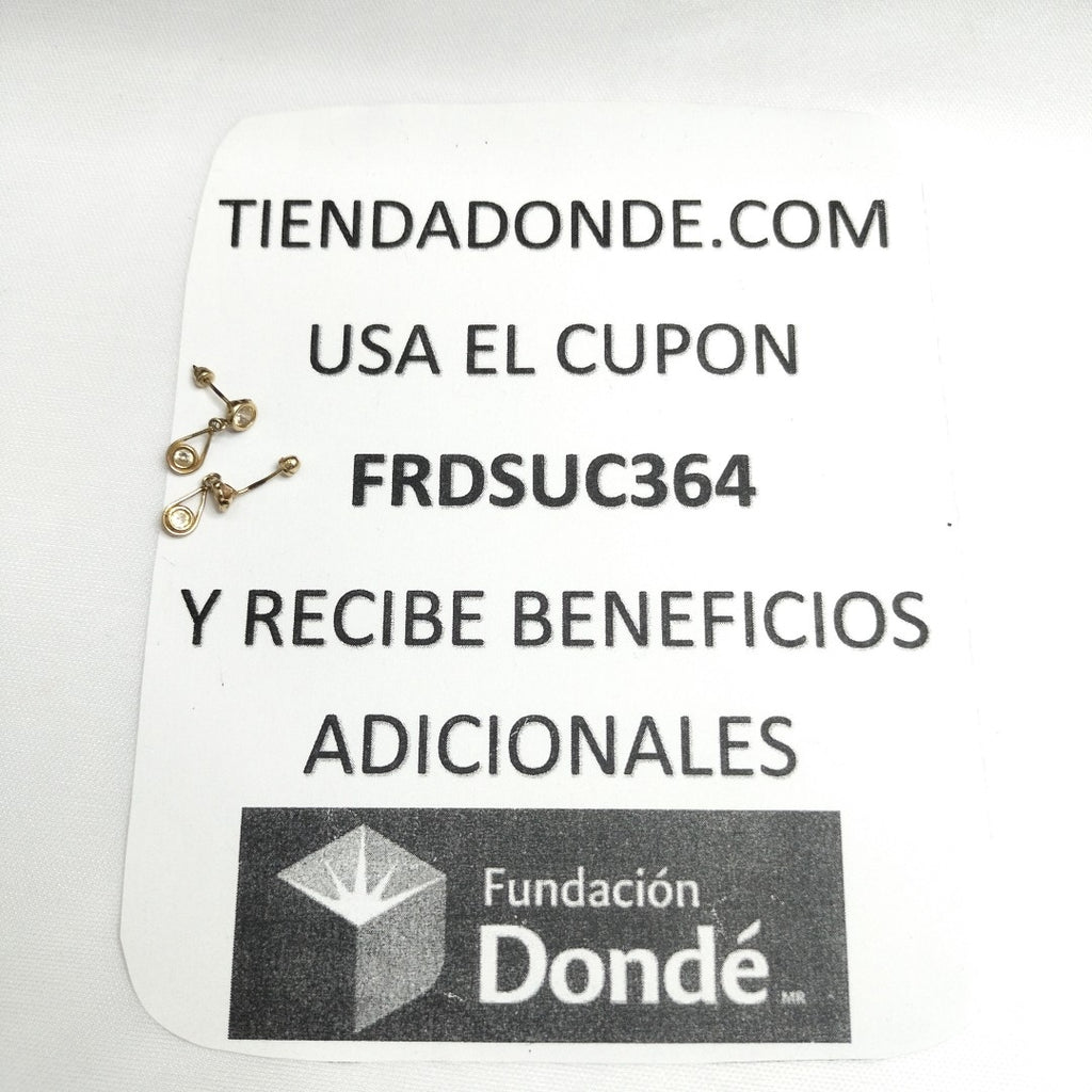 BROQUELES PAR ORO 10 K 0.7 GRMS (SEMINUEVO)