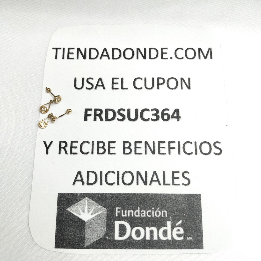 BROQUELES PAR ORO 10 K 0.7 GRMS (SEMINUEVO)