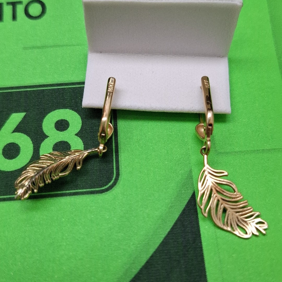 ARETES PAR ORO 14 K 2.5 GRMS (SEMINUEVO)