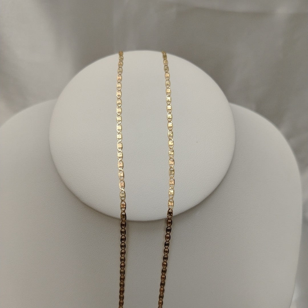 CADENA TEJIDO MARINERO 3.81GR 60 CM (NUEVO)