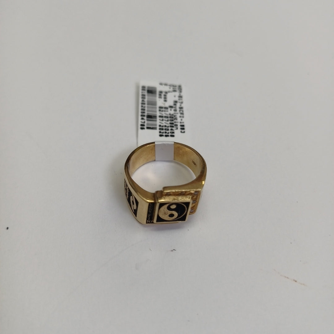 ANILLO DE GRADUACIÓN ORO 14 K 9.6 GRMS (SEMINUEVO)