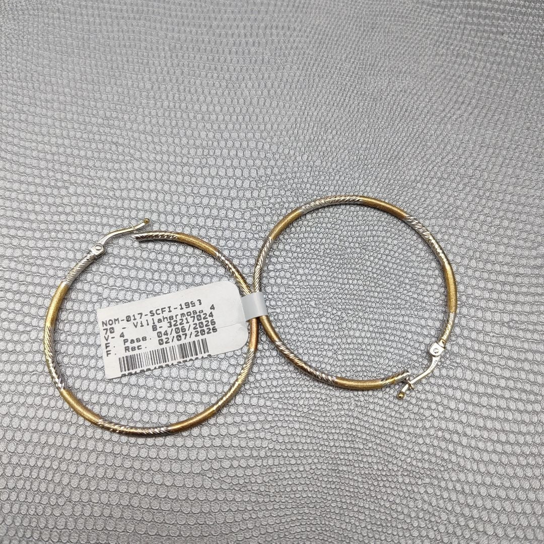 ARRACADAS PAR ORO 14 K 4,10 GRMS (SEMINUEVO)