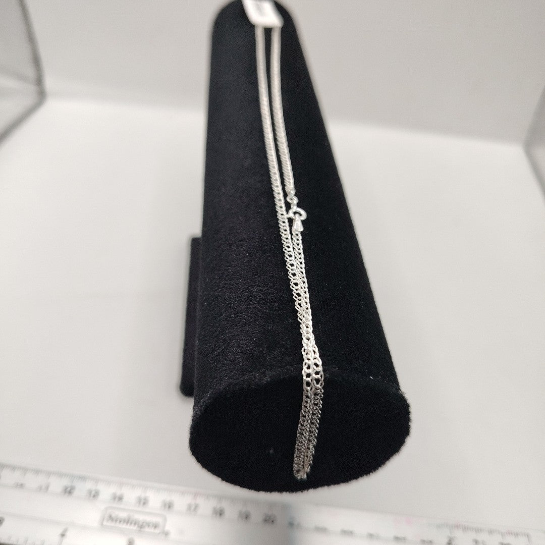 CADENA DOBLE ESLABON PLATA .925 50 CM 3.53 GR (NUEVO)