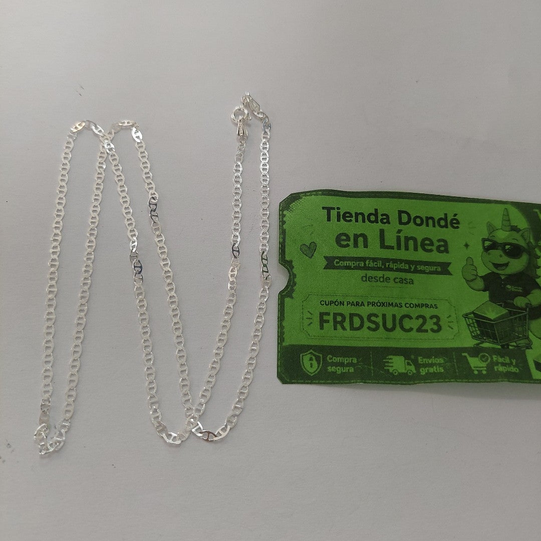 CADENA GUCHI PLATA .925 55 CM 3.13 GR (NUEVO)