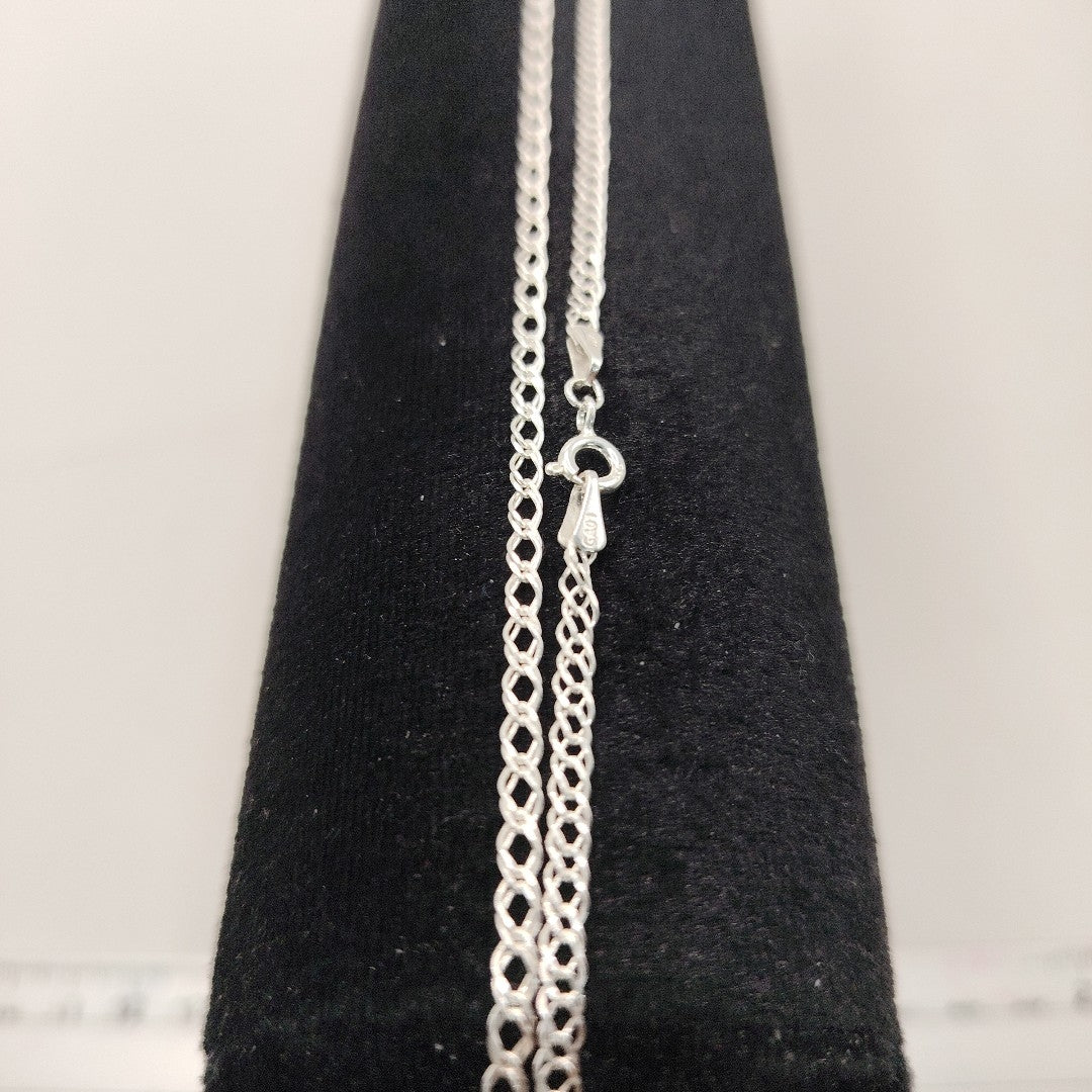 CADENA DOBLE ESLABON PLATA .925 50 CM 3.53 GR (NUEVO)