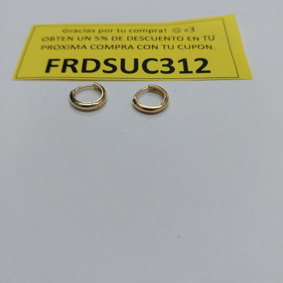 HUGGIES ORO 14K 1.1 (NUEVO)