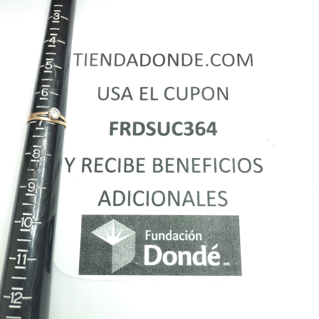 SOLITARIO ORO 8 K 1.5 GRMS (SEMINUEVO)