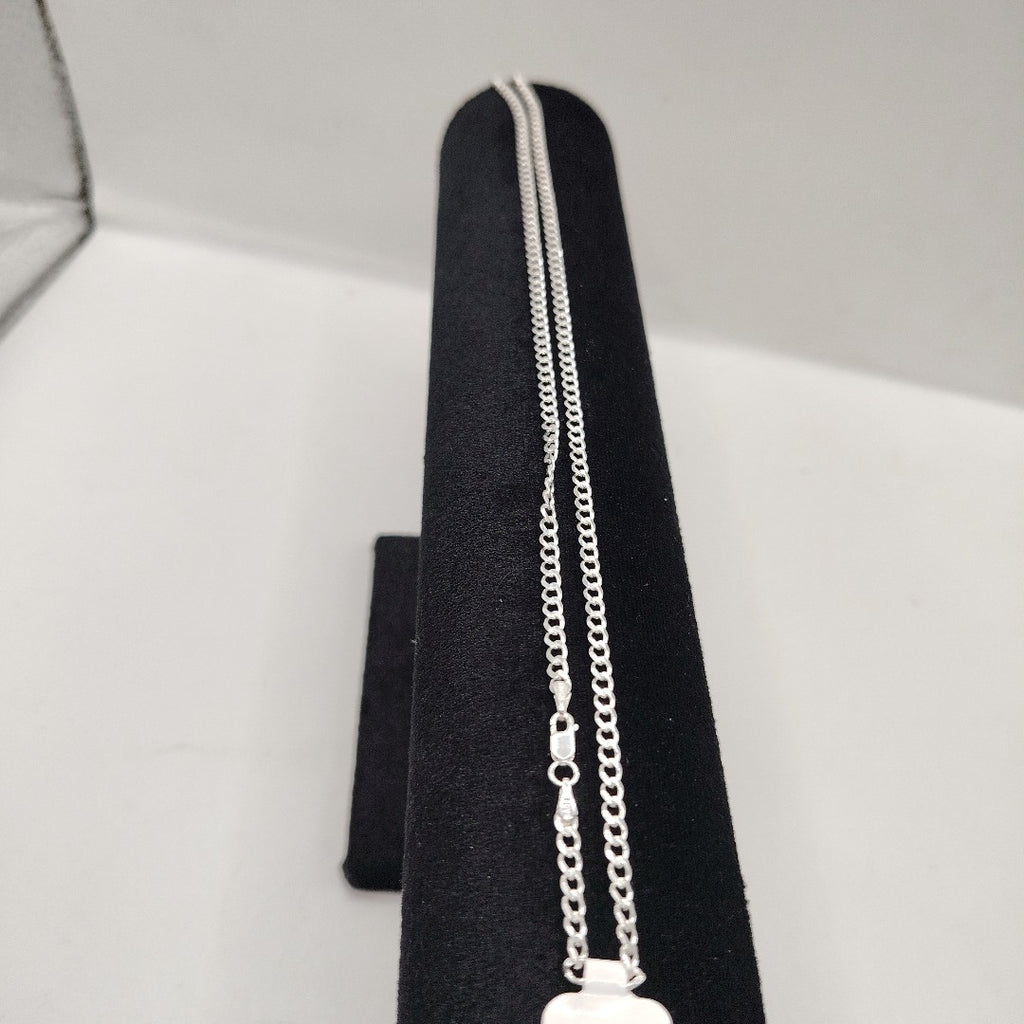 CADENA BARBADA PLATA .925 60 CM 9.32 GR (NUEVO)