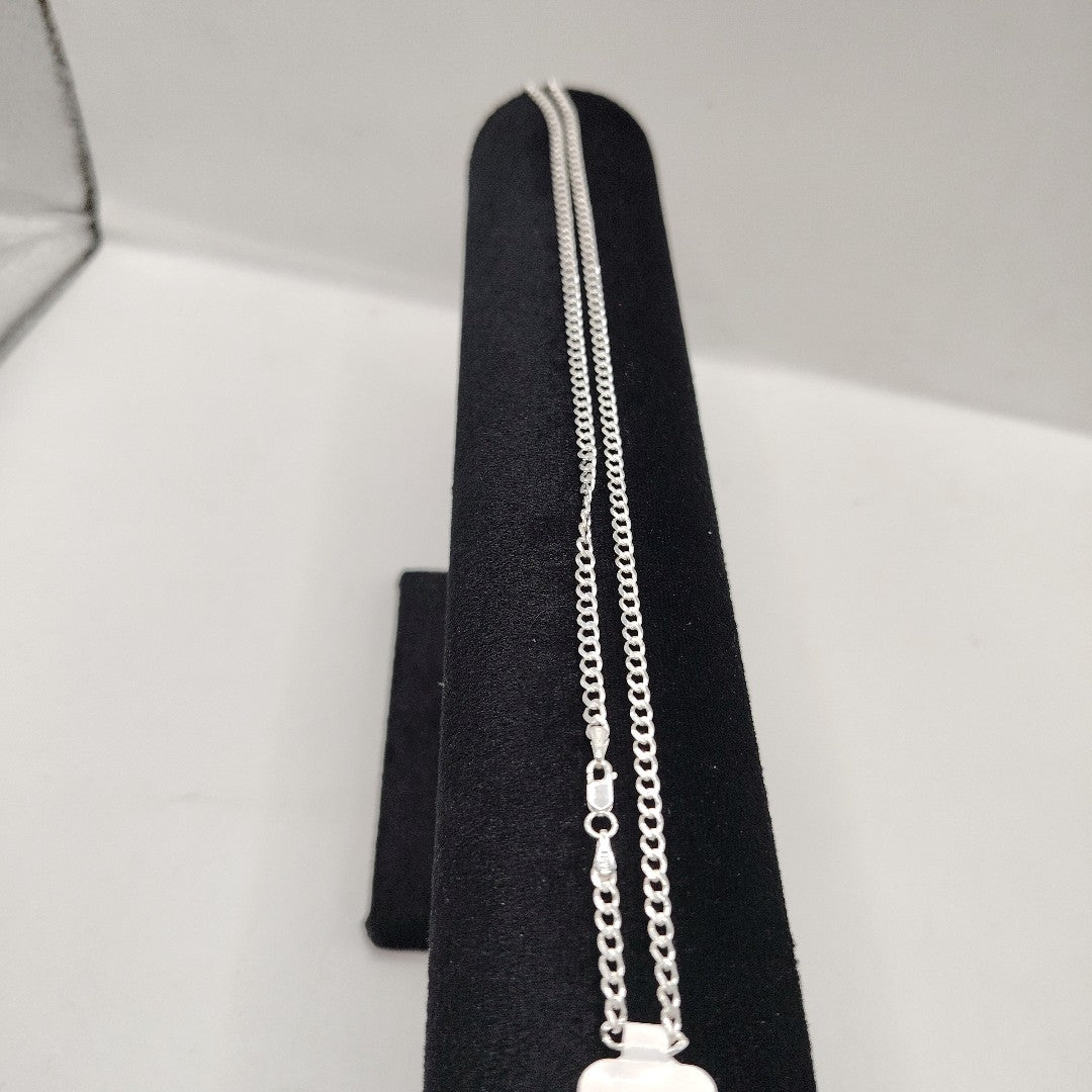 CADENA BARBADA PLATA .925 60 CM 9.32 GR (NUEVO)