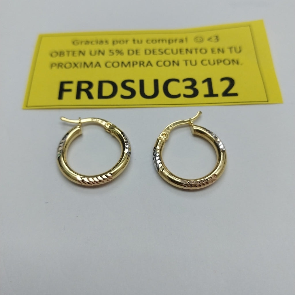 ARRACADAS ORO 14K 1.7 (NUEVO)
