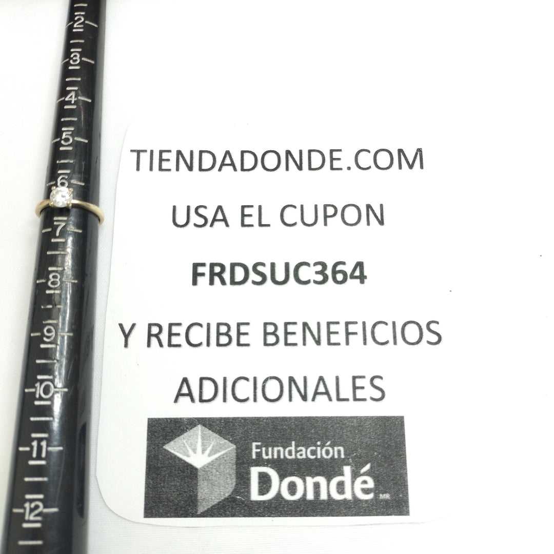 SOLITARIO ORO 14 K 2,70 GRMS (SEMINUEVO)