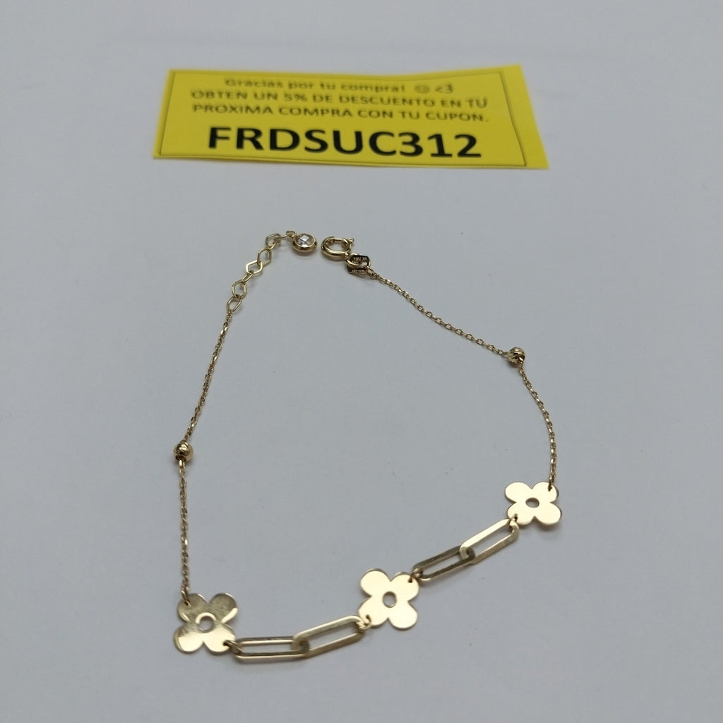 PULSERAS DAMA ORO 14K 1.3 (NUEVO)