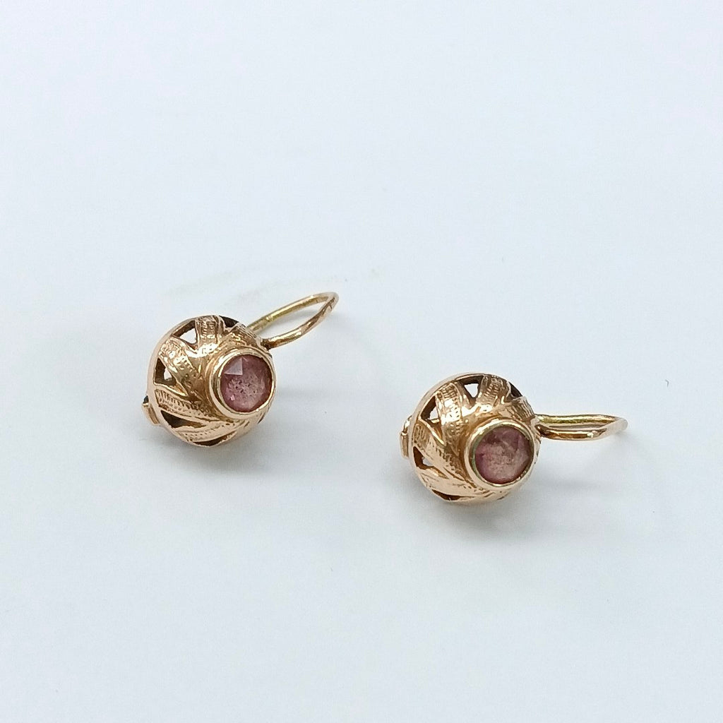 ARETES PAR ORO 14 K 3,00 GRMS (SEMINUEVO)