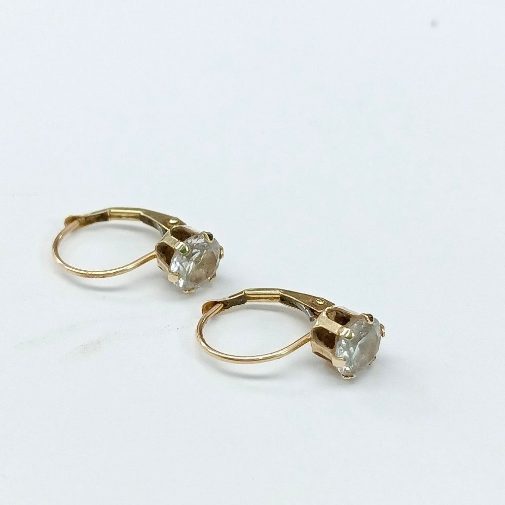 ARETES PAR ORO 14 K 1,40 GRMS (SEMINUEVO)
