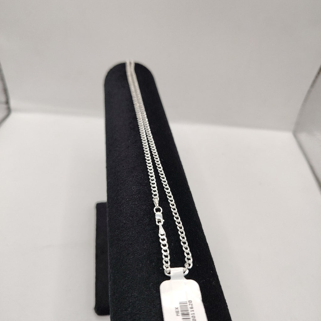 CADENA BARBADA PLATA .925 60 CM 9.32 GR (NUEVO)