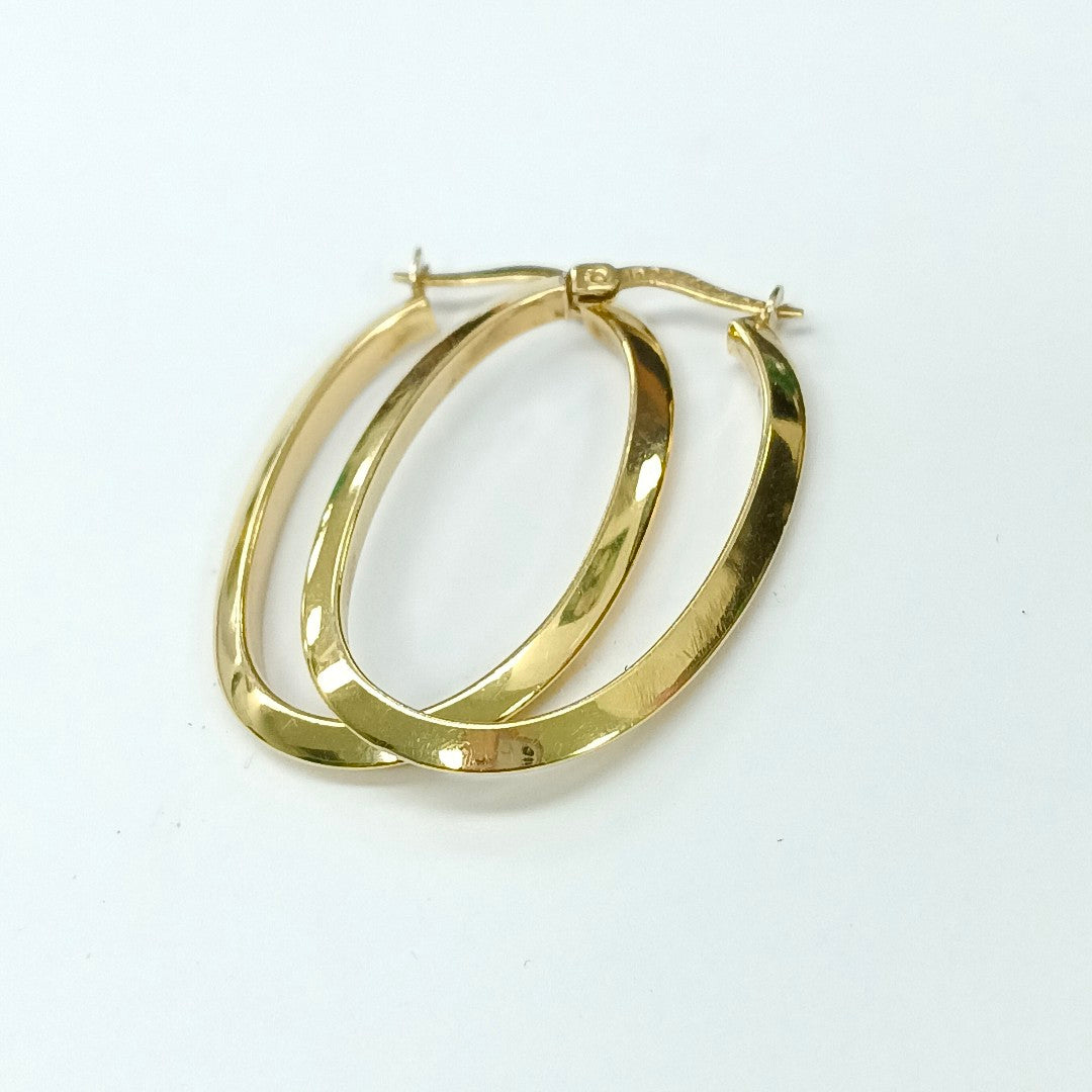 ARRACADAS PAR ORO 14 K 3.4 GRMS (SEMINUEVO)
