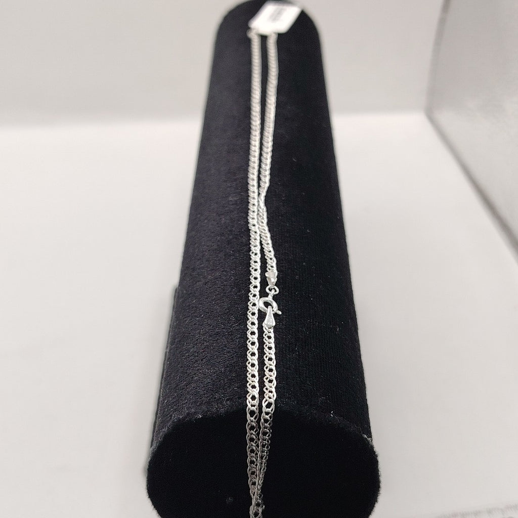 CADENA DOBLE ESLABON PLATA .925 50 CM 3.53 GR (NUEVO)