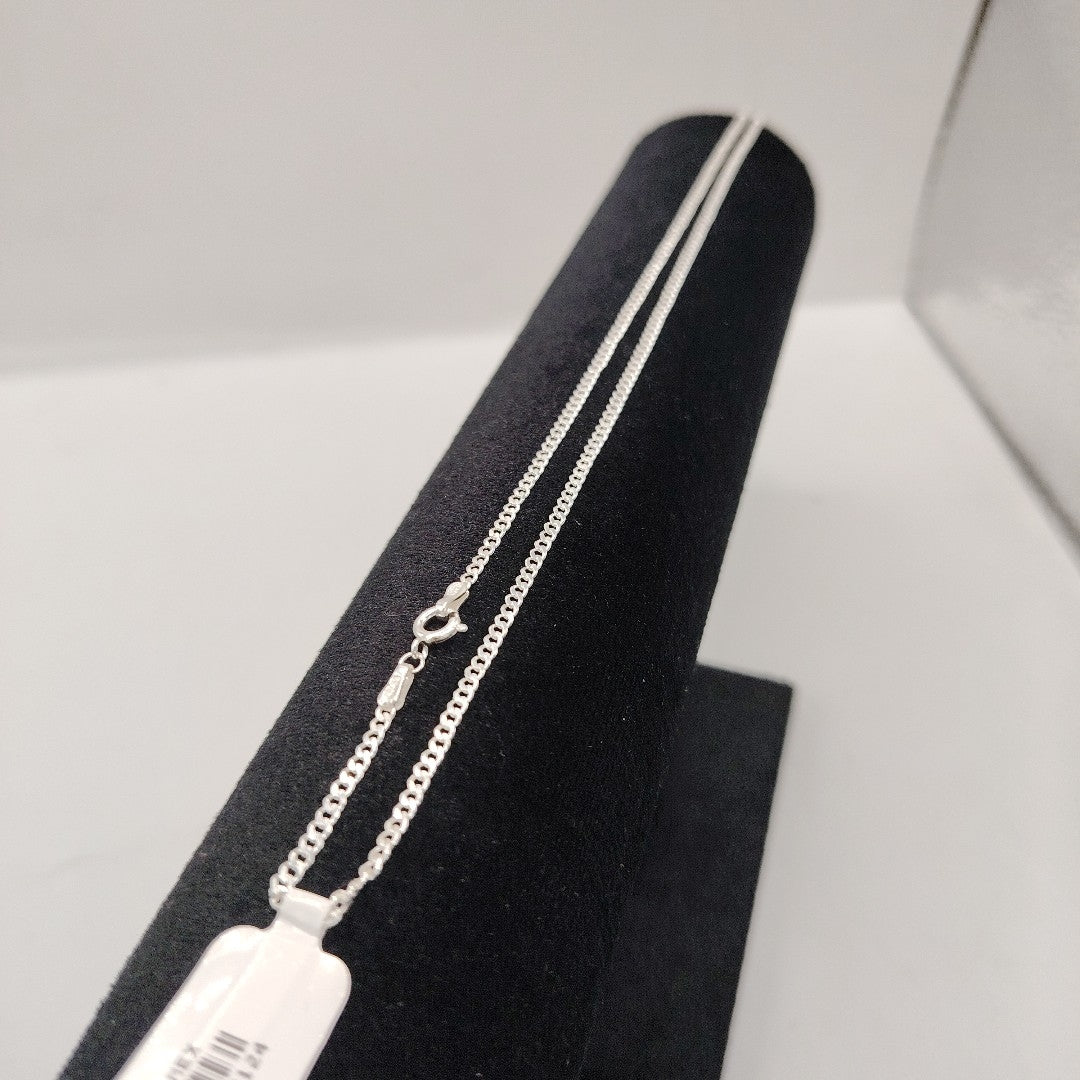CADENA BARBADA PLATA .925 50 CM 5.03 GR (NUEVO)