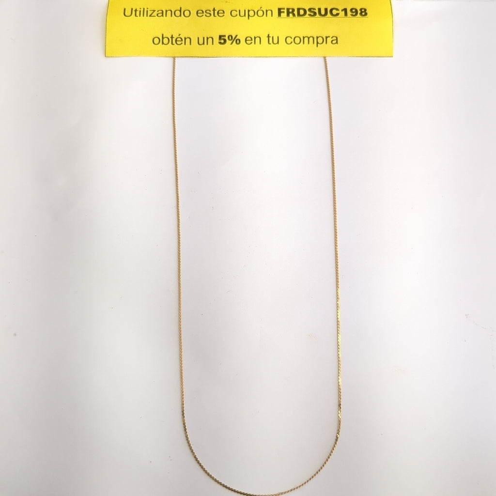 CADENA ORO 10 K 2,00 GRMS (SEMINUEVO)