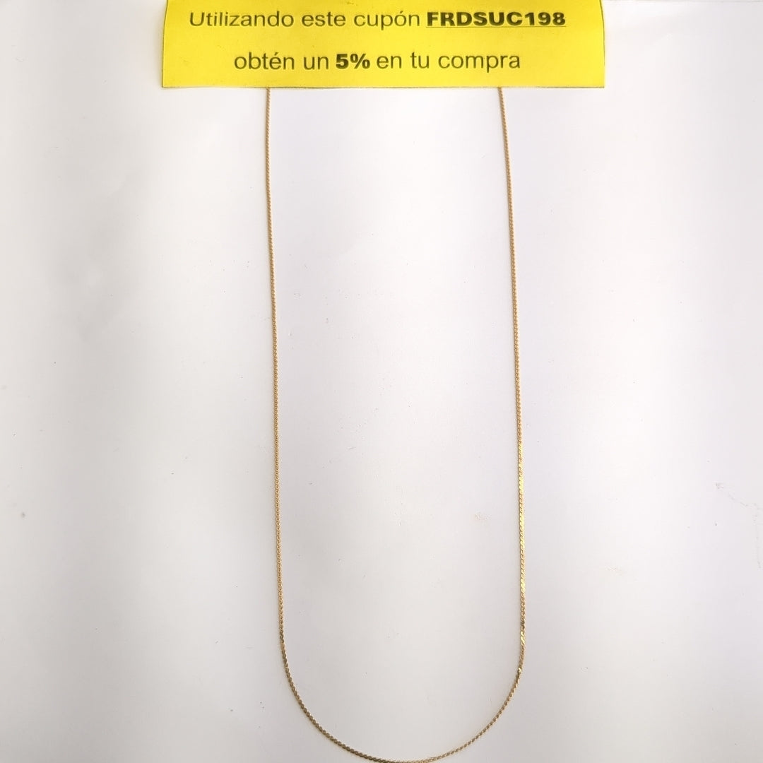 CADENA ORO 10 K 2,00 GRMS (SEMINUEVO)