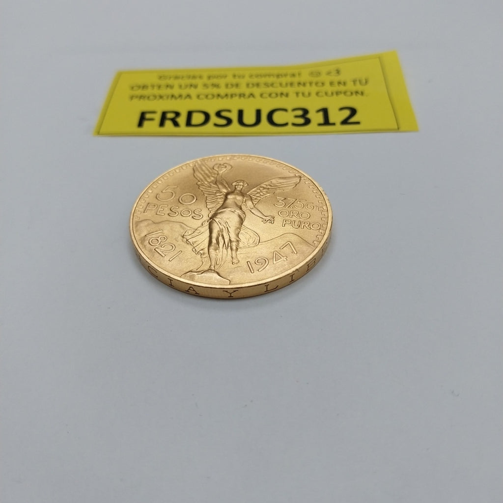 K1 41.6 GRMS 21 K IDENTIFICACIÓN MONEDA NOMINATIVA MATERIALES ORO CANT (SEMINUEVO)