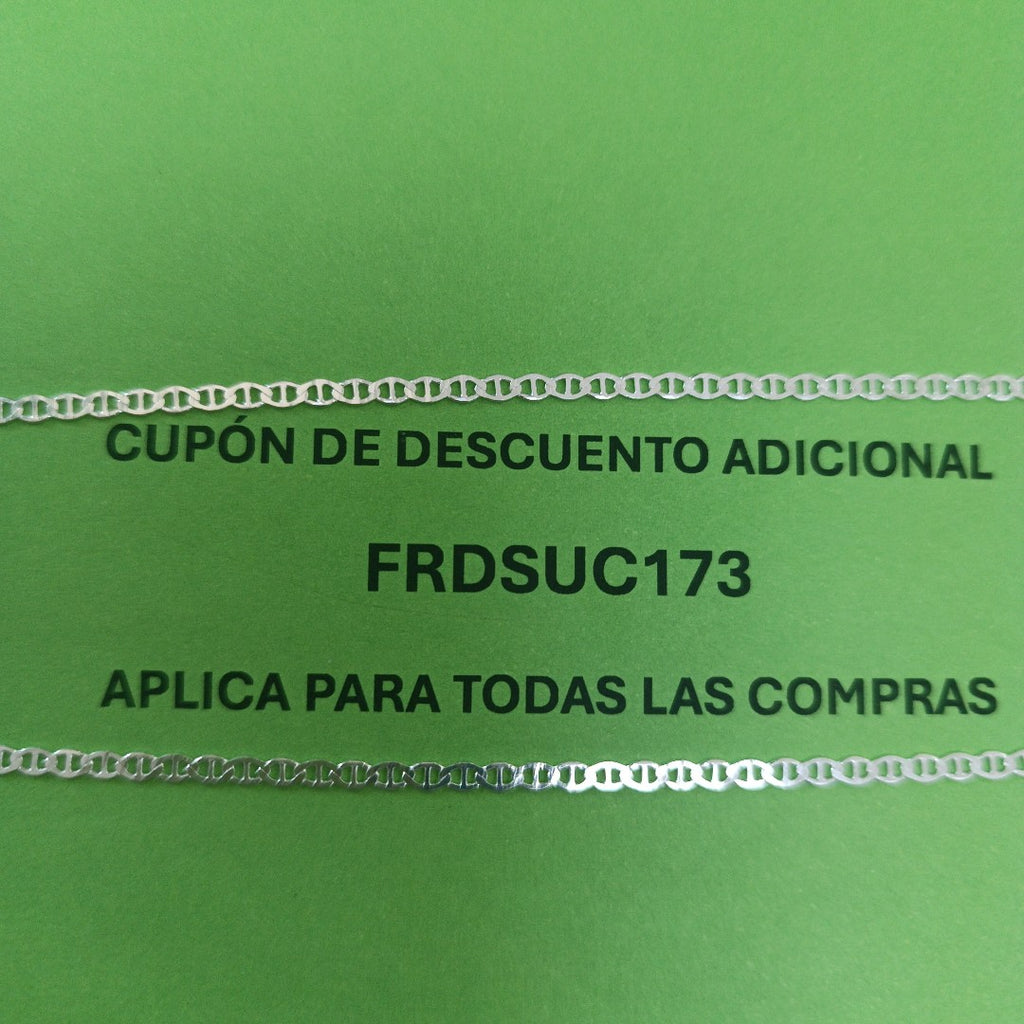 CADENA GUCHI PLATA .925 50 CM 3.13 GR (NUEVO)
