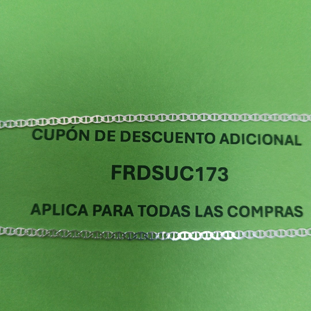 CADENA GUCHI PLATA .925 50 CM 3.13 GR (NUEVO)