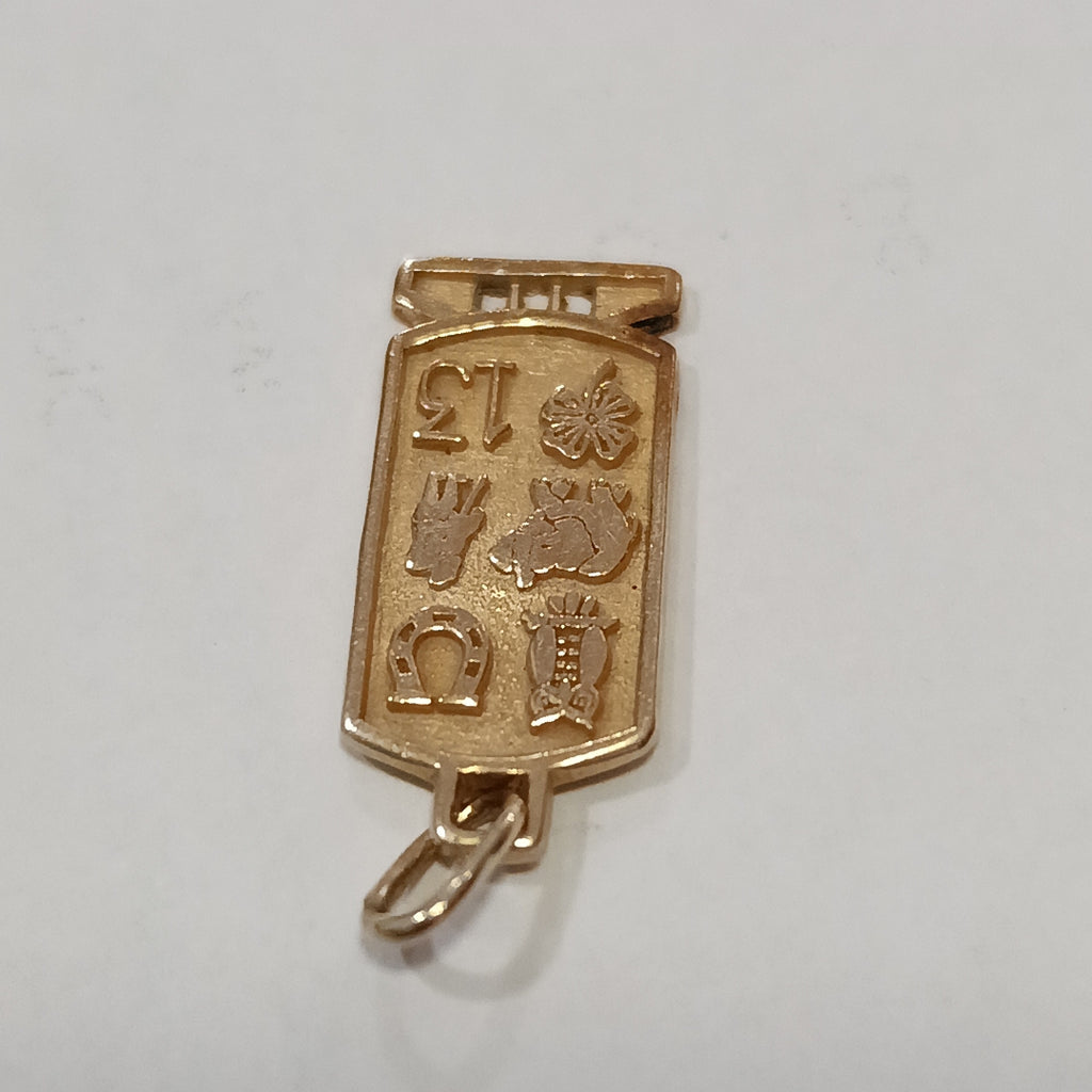 DIJE ORO 14 K 2 GRMS (SEMINUEVO)