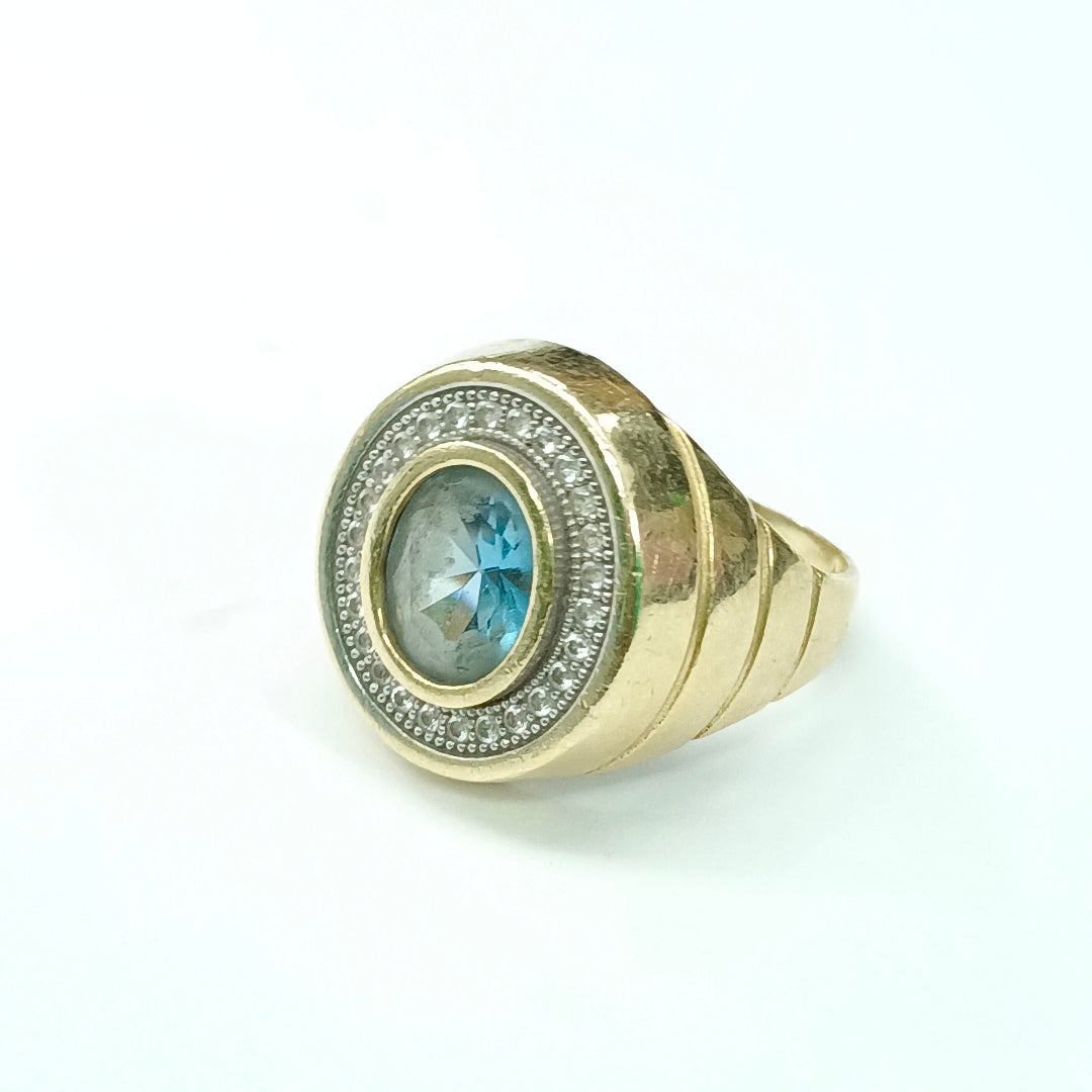 ANILLO ORO 14 K 9,10 GRMS (SEMINUEVO)