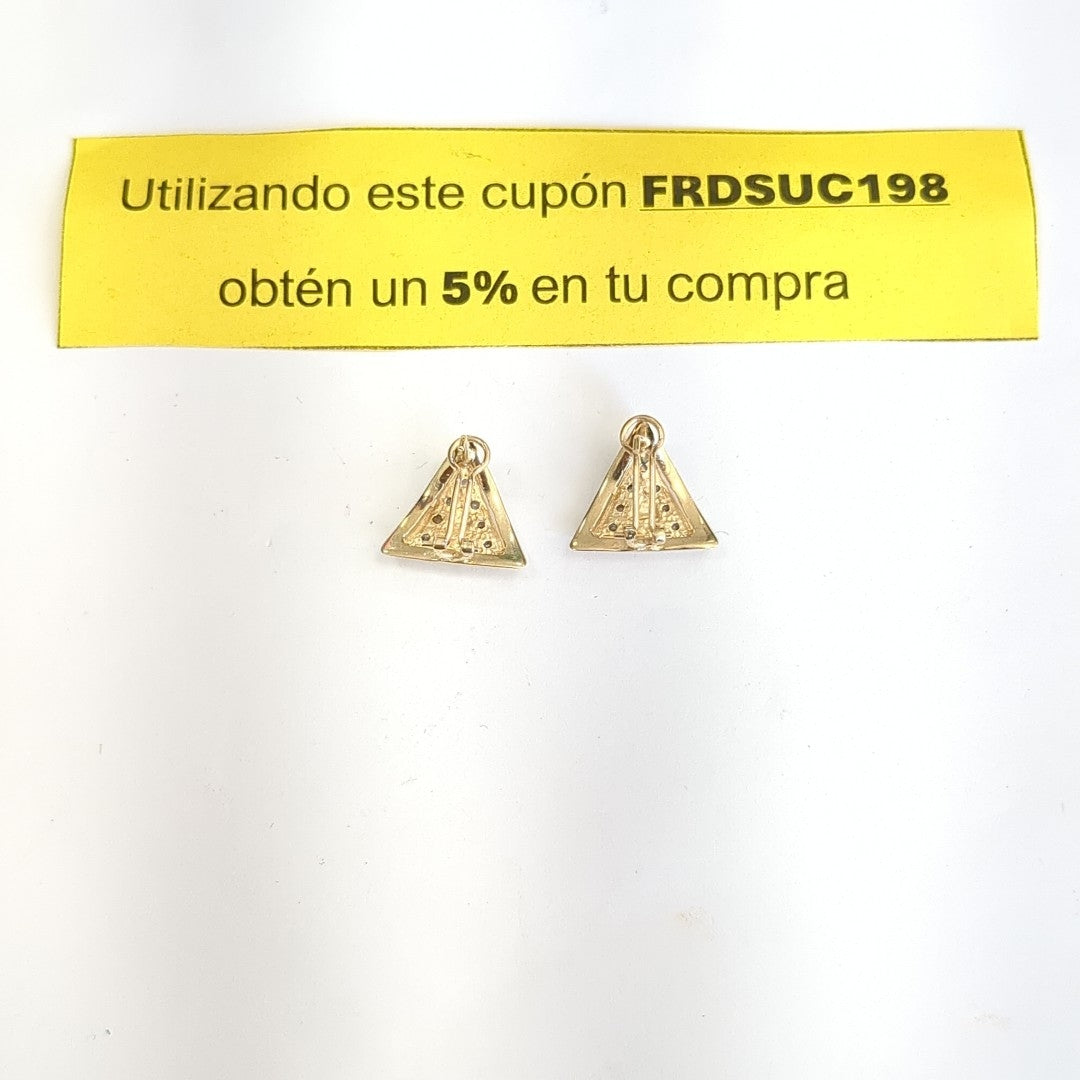 ARETES PAR ORO 14 K 4,30 GRMS (SEMINUEVO)