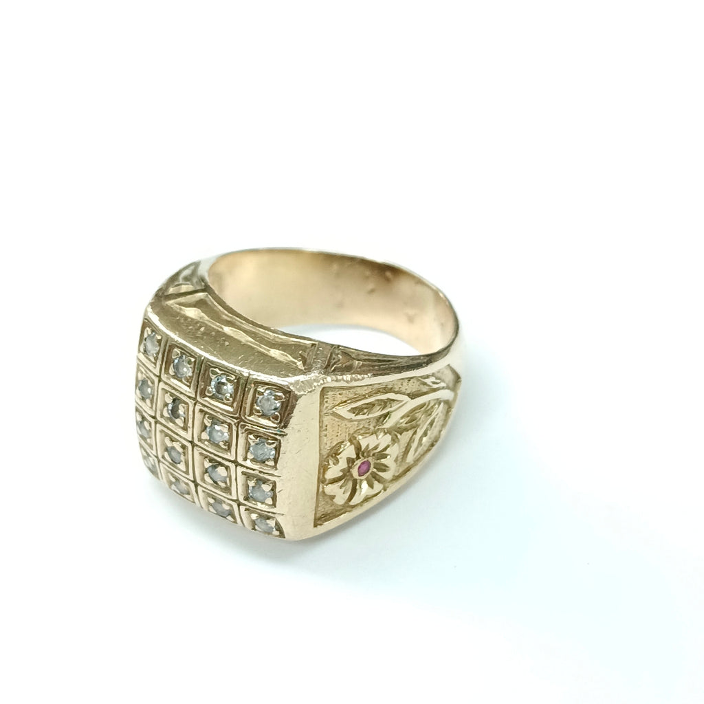 ANILLO ORO 8 K 15,10 GRMS (SEMINUEVO)