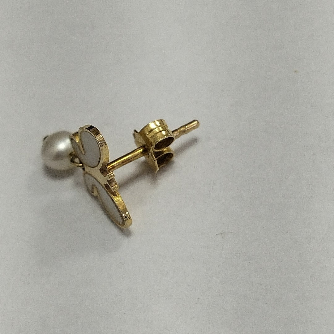 ARETES PAR ORO 14 K 1.3 GRMS (SEMINUEVO)