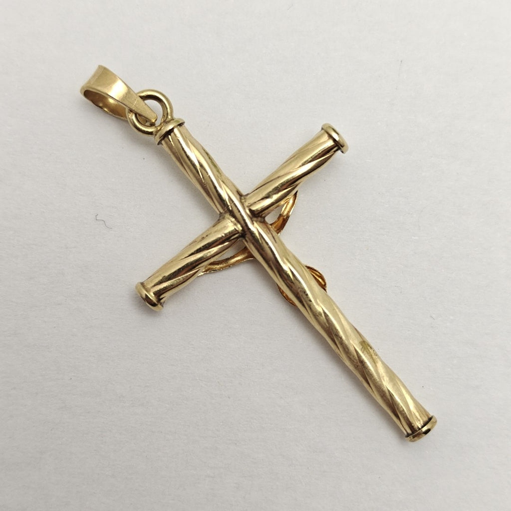 CRUCIFIJO ORO 10 K 1,90 GRMS (SEMINUEVO)