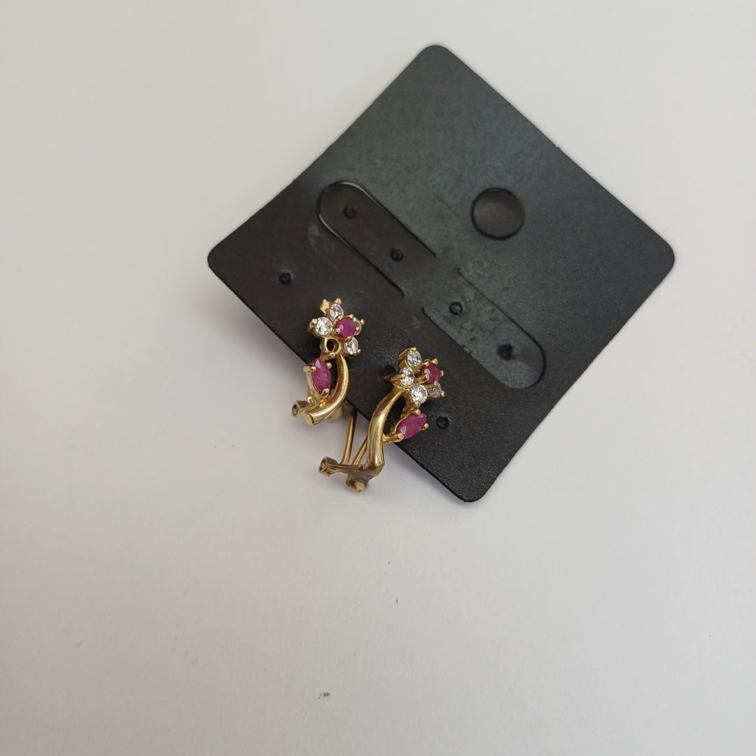 ARETES PAR ORO 10 K 2 GRMS (SEMINUEVO)