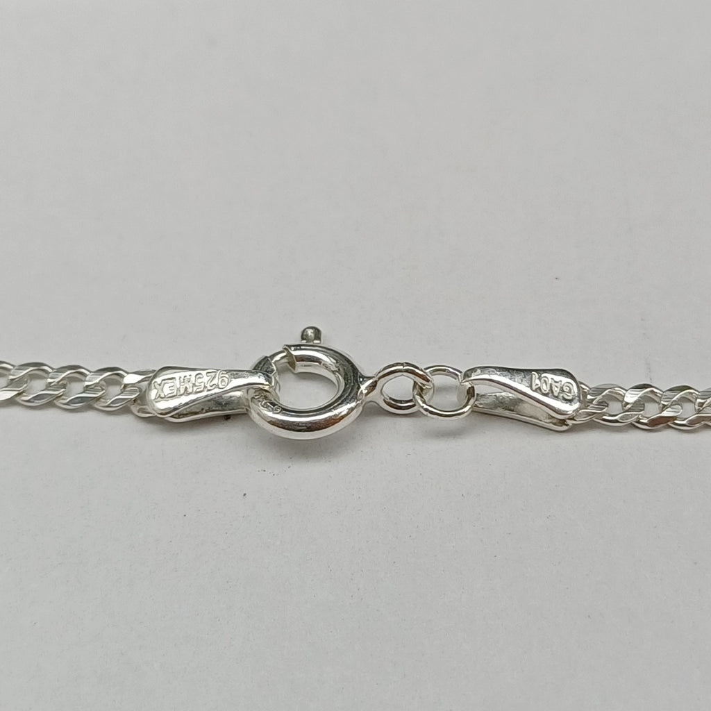 CADENA BARBADA PLATA .925 55 CM 4.93 GR (NUEVO)