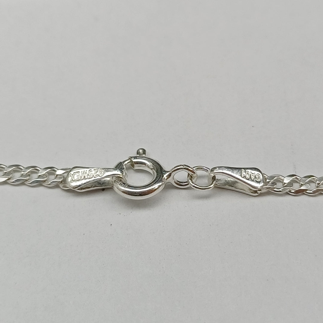 CADENA BARBADA PLATA .925 55 CM 4.93 GR (NUEVO)