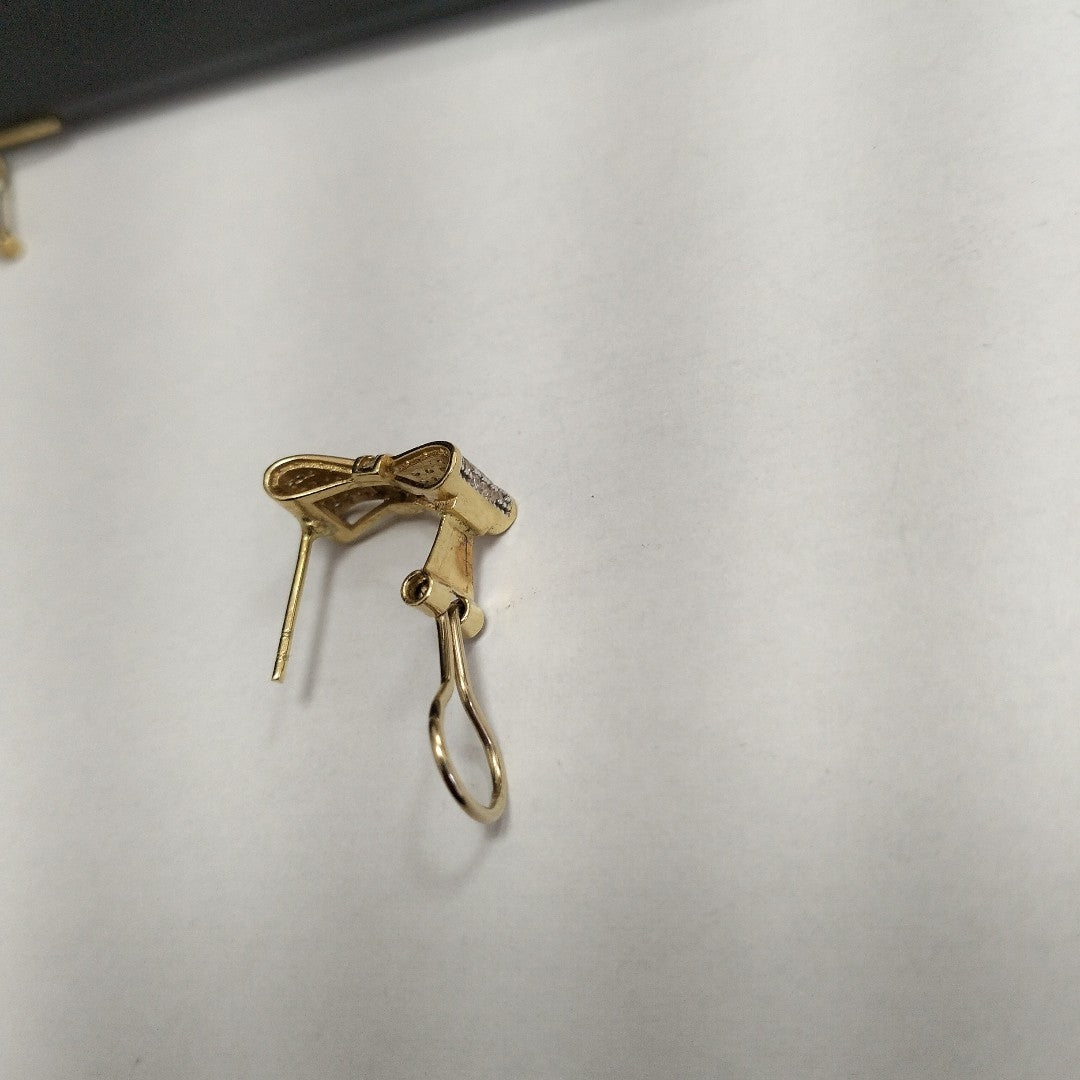 ARETES PAR ORO 14 K 2.7 GRMS (SEMINUEVO)