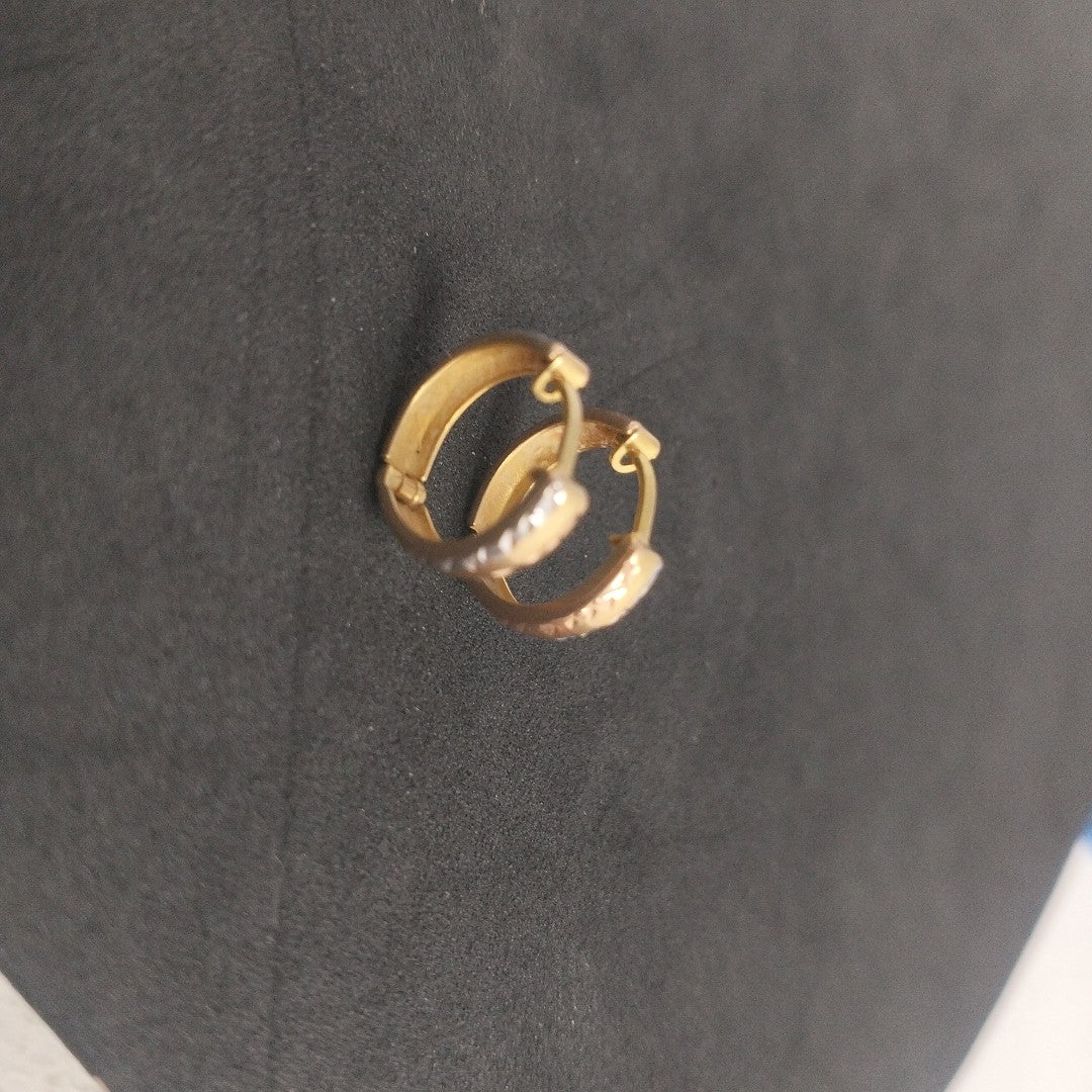 ARETES PAR ORO 14 K 1,20 GRMS (SEMINUEVO)
