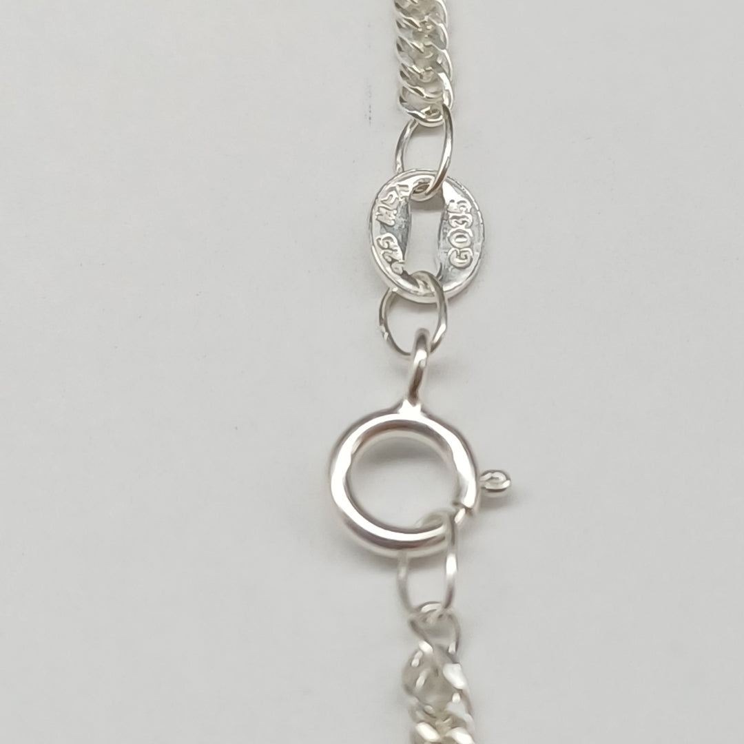 CADENA BARBADA PLATA .925 60 CM 5.02 GR (NUEVO)