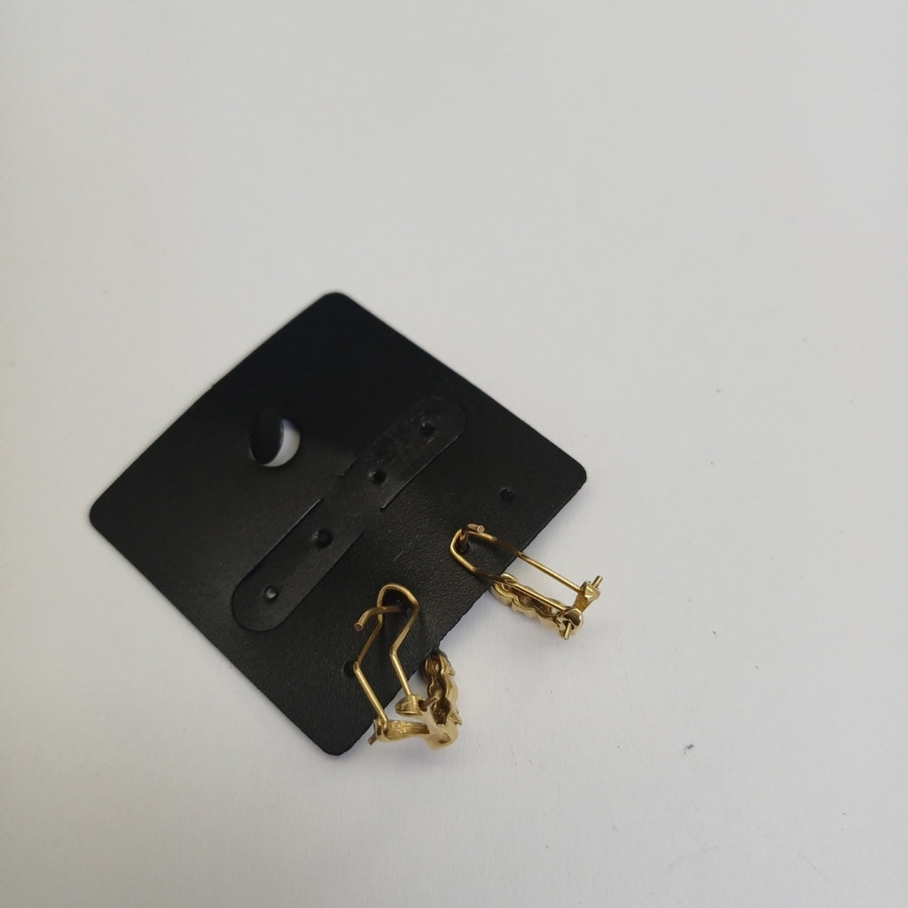ARETES PAR ORO 14 K 2.2 GRMS (SEMINUEVO)