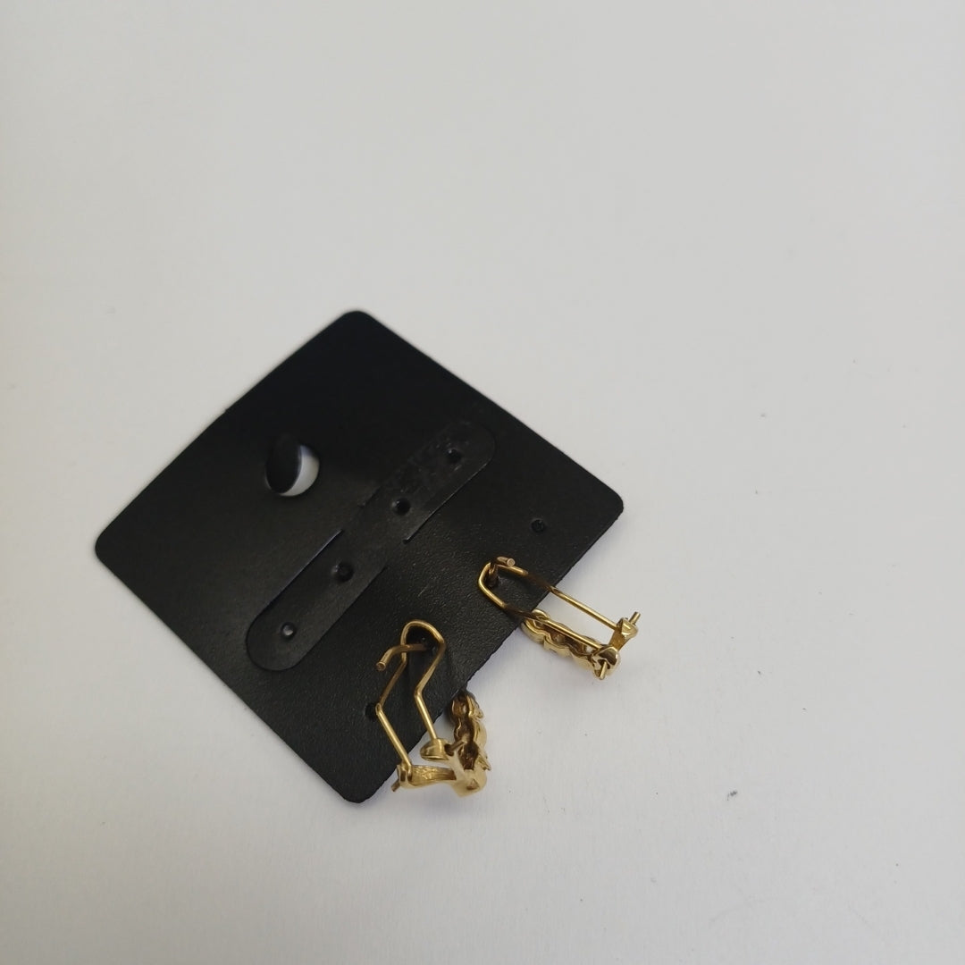 ARETES PAR ORO 14 K 2.2 GRMS (SEMINUEVO)