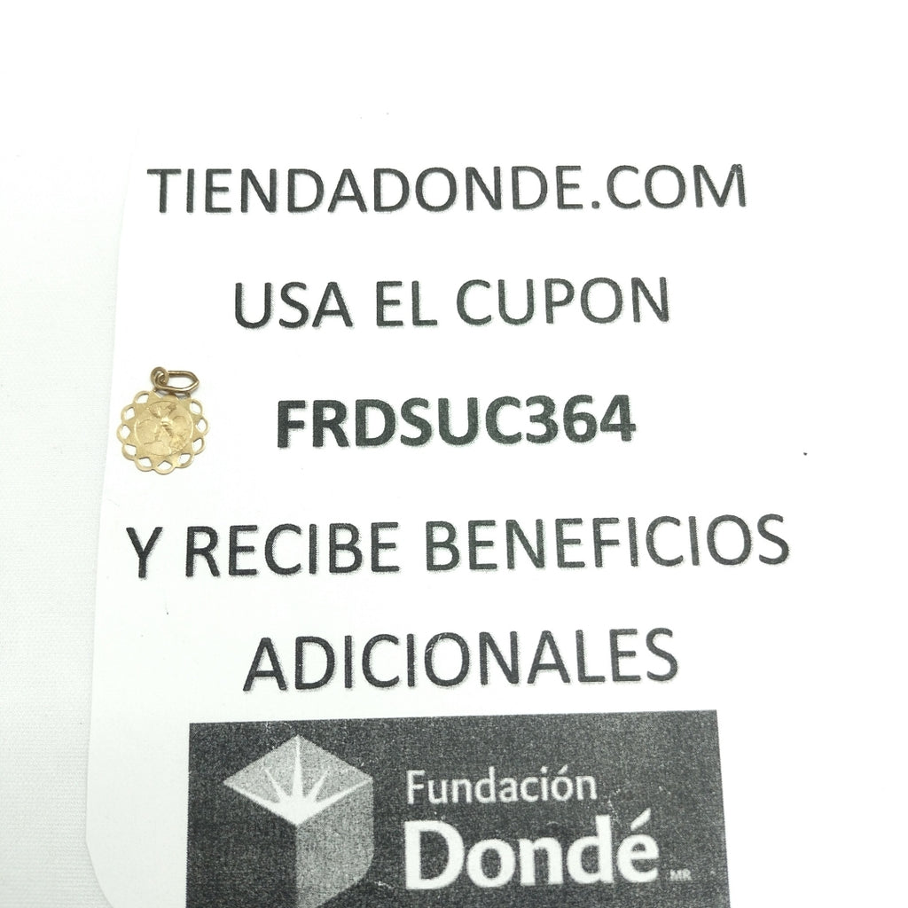 MEDALLA RELIGIOSA ORO 10 K 0.5 GRMS (SEMINUEVO)