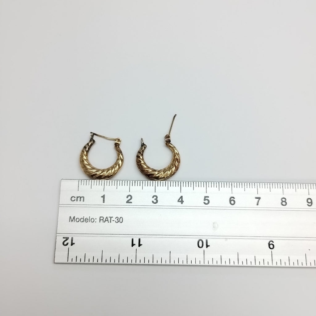 ARETES PAR ORO 10 K 1.8 GRMS (SEMINUEVO)