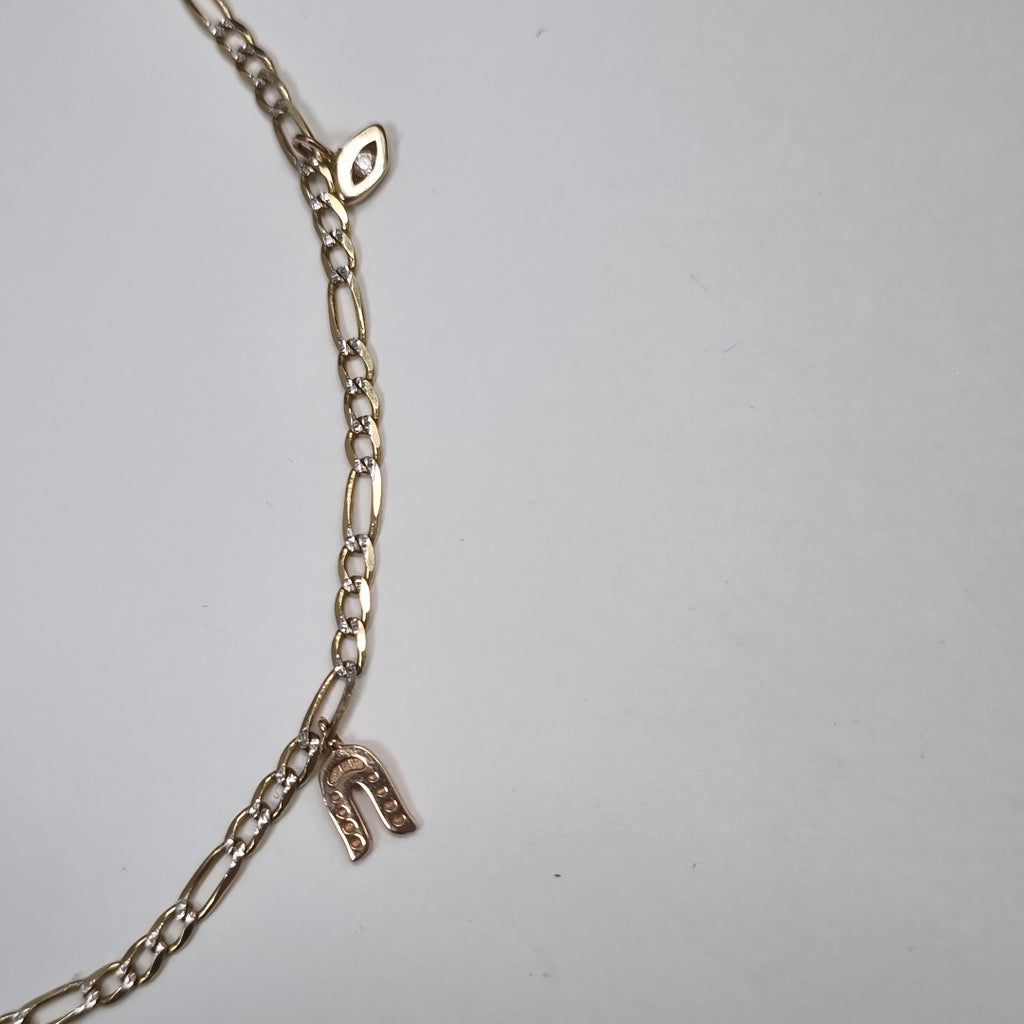 PULSERA ORO, ORO COMBINADO, RODIADO 10 K 3.5 GRMS (SEMINUEVO)
