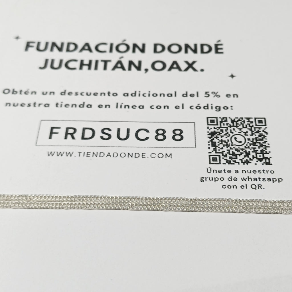 CADENA BARBADA PLATA .925 60 CM 4.82 GR (NUEVO)