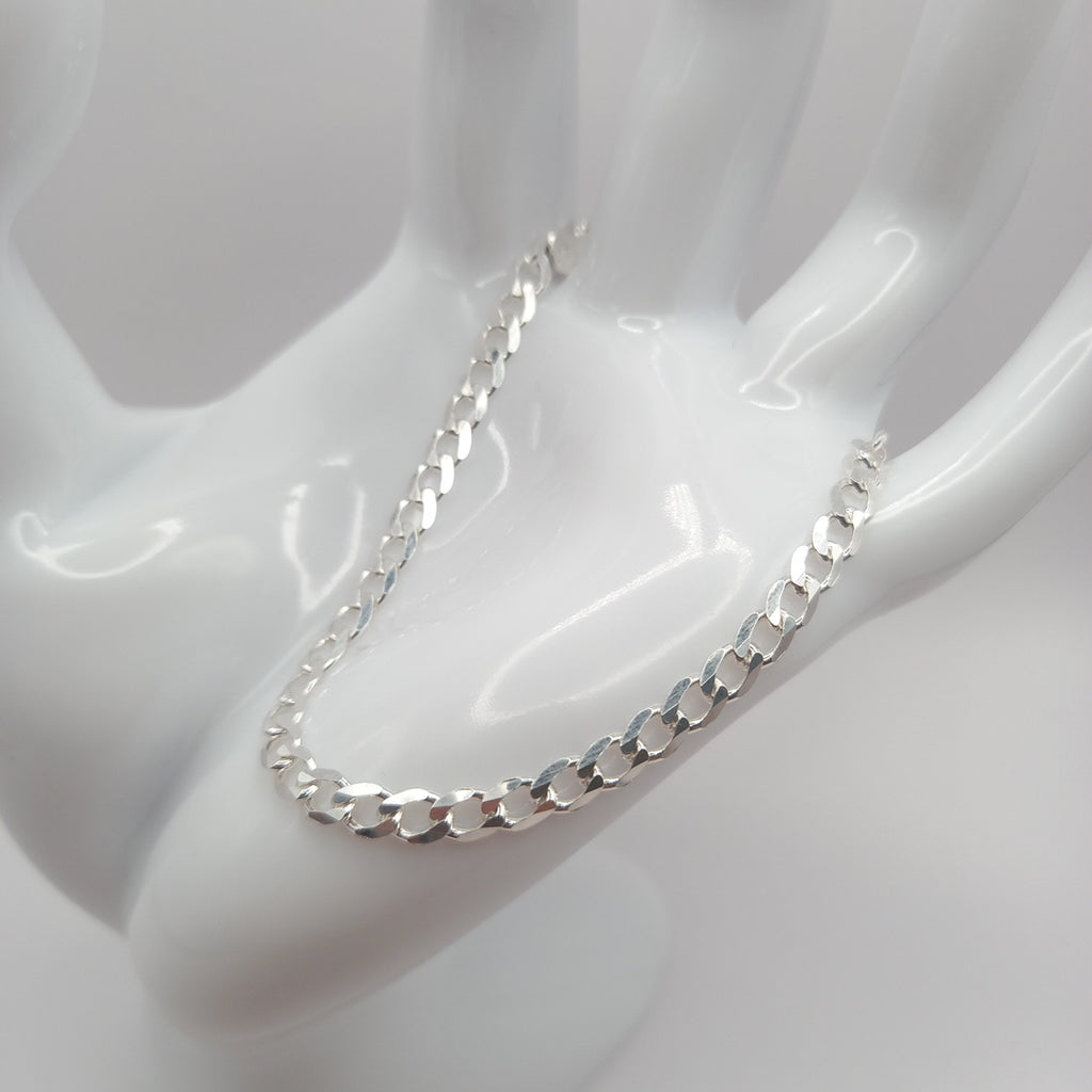 PULSERA BARBADA PLATA .925 18 CM 3.93 GR (NUEVO)