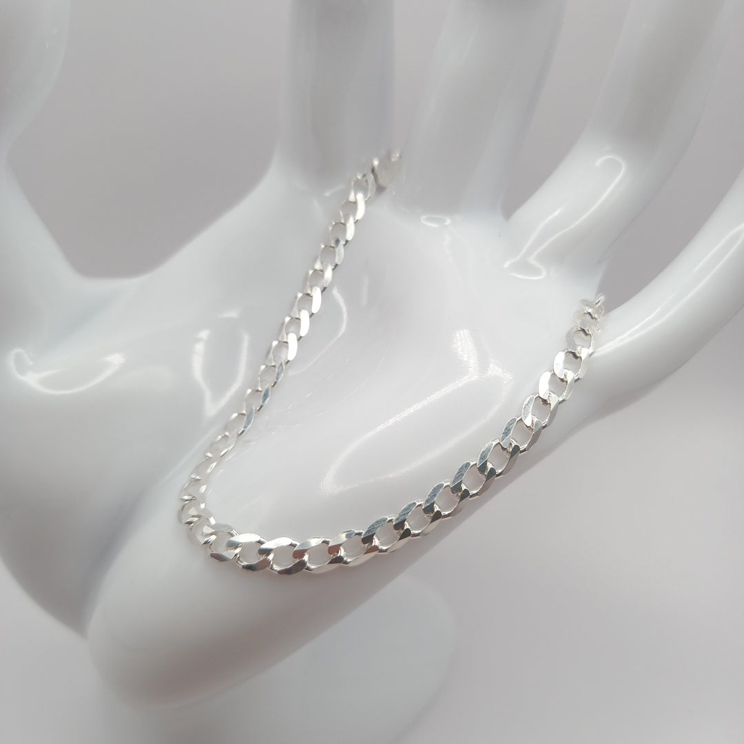 PULSERA BARBADA PLATA .925 18 CM 3.93 GR (NUEVO)