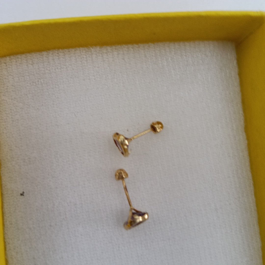 BROQUELES PAR ORO 14 K 0.5 GRMS (SEMINUEVO)
