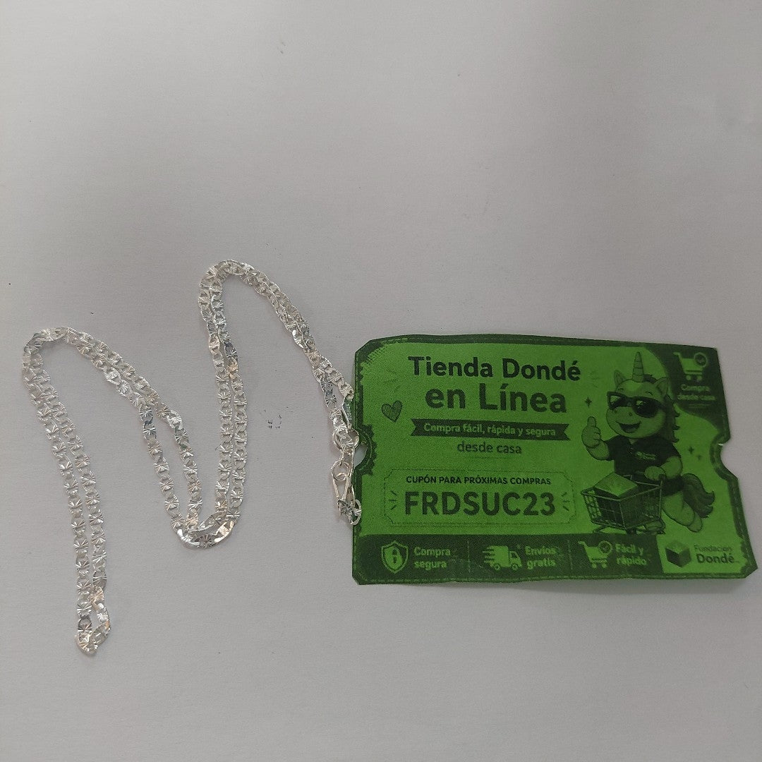 CADENA GUCHI PLATA .925 50 CM 3.52 GR (NUEVO)
