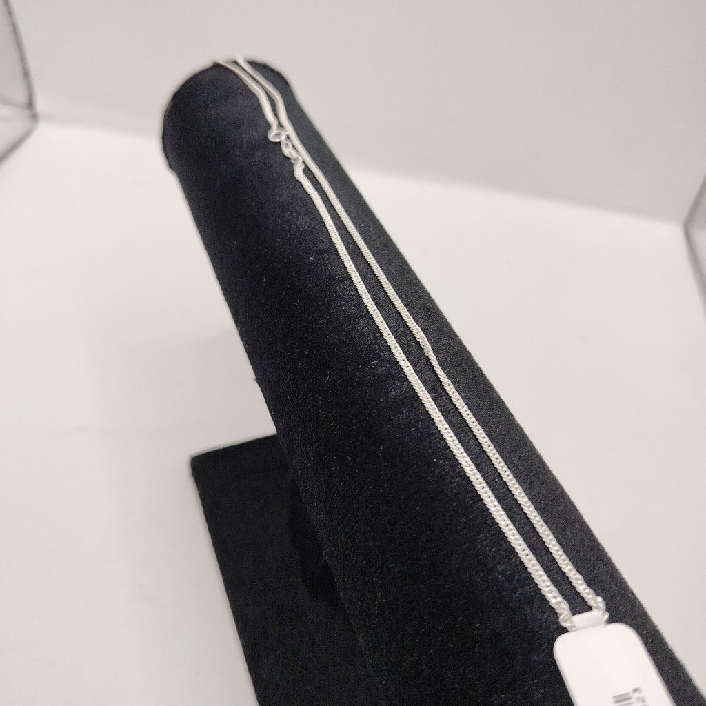 CADENA BARBADA PLATA .925 50 CM 4.12 GR (NUEVO)